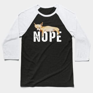 Urban Canine Carousel Chihuahua NOPE, Stylish Tee Collection Baseball T-Shirt